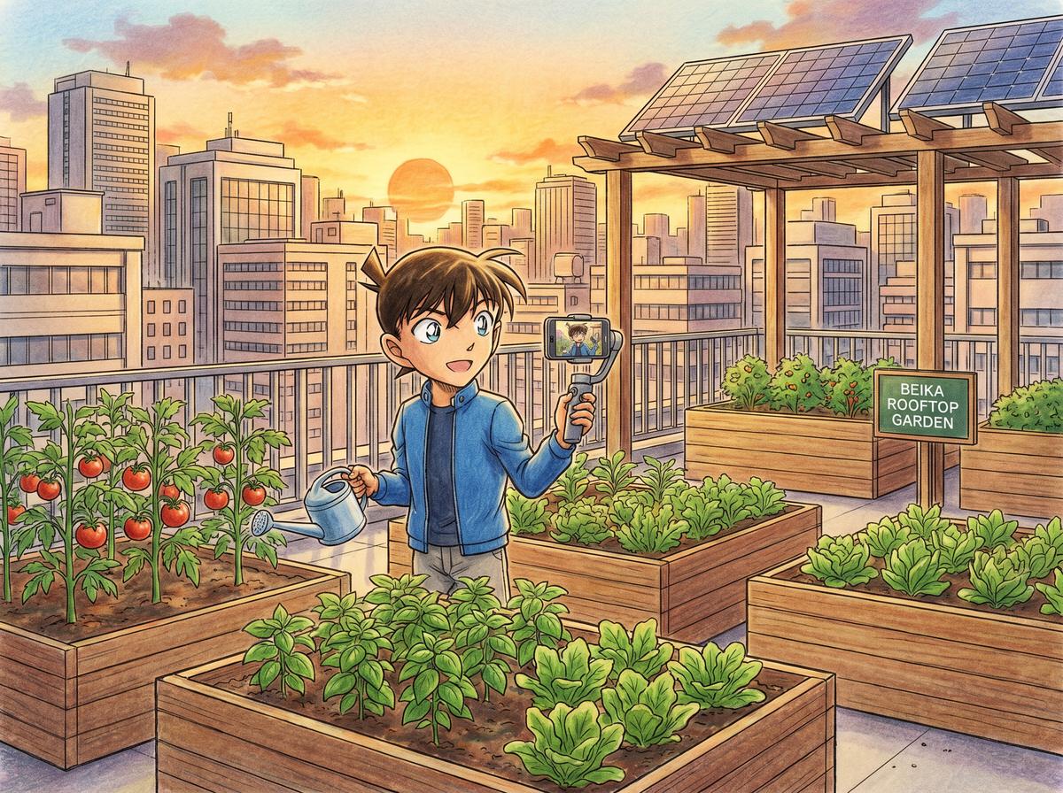 海角社区屋顶花园视频